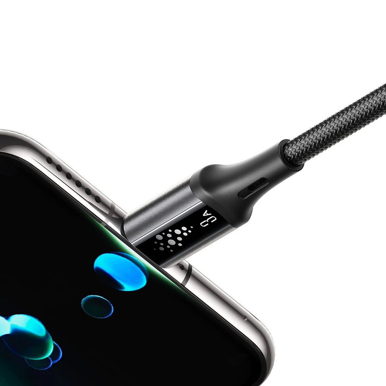 Cabo de Dados e Carregamento USB-A - USB-C Joyroom S-A60 StarTalk, 18W, 1.2m, Preto