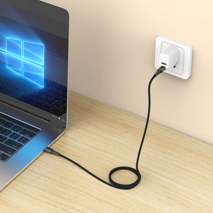 USB-C Data and Charging Cable - USB-C Tech-Protect Ultraboost DNA MagTwist, 100W, 2m, Gray