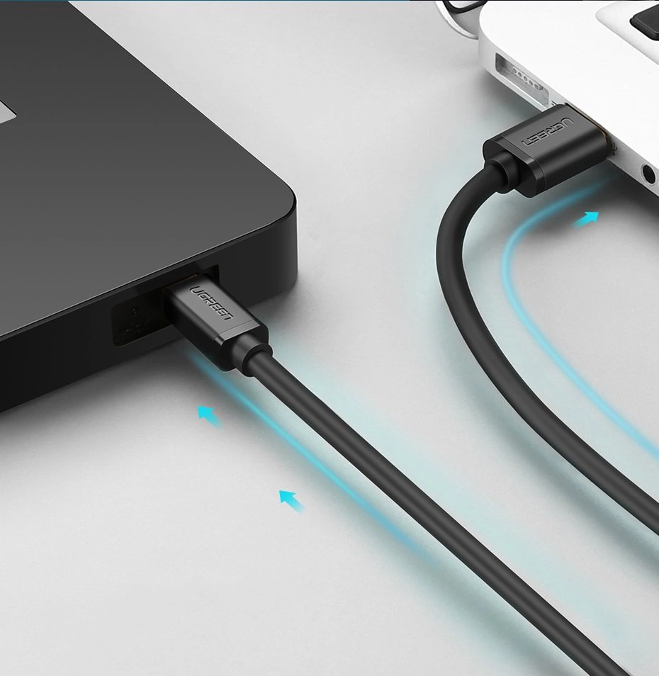 USB-A to miniUSB Data and Charging Cable UGREEN US132, 3m, Black