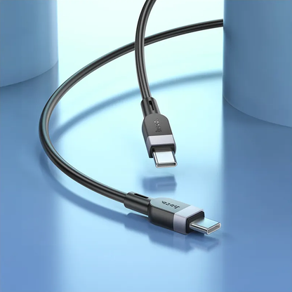 Cabo de Dados e Carregamento USB-C - USB-C HOCO X109, 60W, 2m, Preto