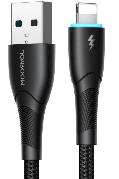 Cabo de Dados e Carregamento USB-A - Lightning Joyroom SA32-AL3, 18 W, 1 m, Preto