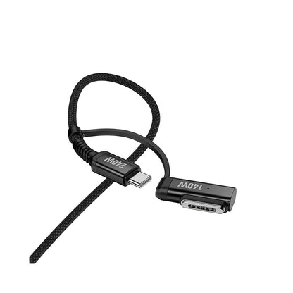 Cabo de Carregamento HOCO U142, USB-C - USB-C / MagSafe 3, 240W, 1.8m, Preto