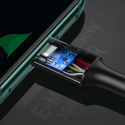 Cabo de Dados e Carregamento USB-C - USB-C UGREEN US300, 100W, 2m, Branco