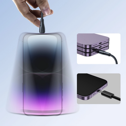 Cabo de Dados e Carregamento USB-A - Lightning Joyroom S-A11, 18W, 1.2m, Preto