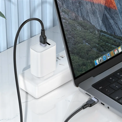 Cabo de Dados e Carregamento USB-C - USB-C HOCO X109, 60W, 2m, Preto