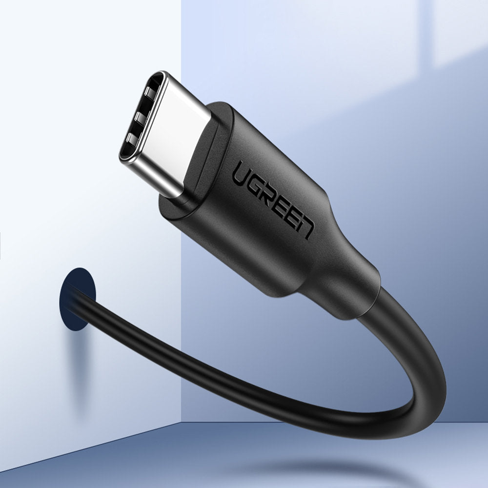 Cabo de Dados e Carregamento USB-C - USB-C UGREEN US286, 60W, 1m, Preto