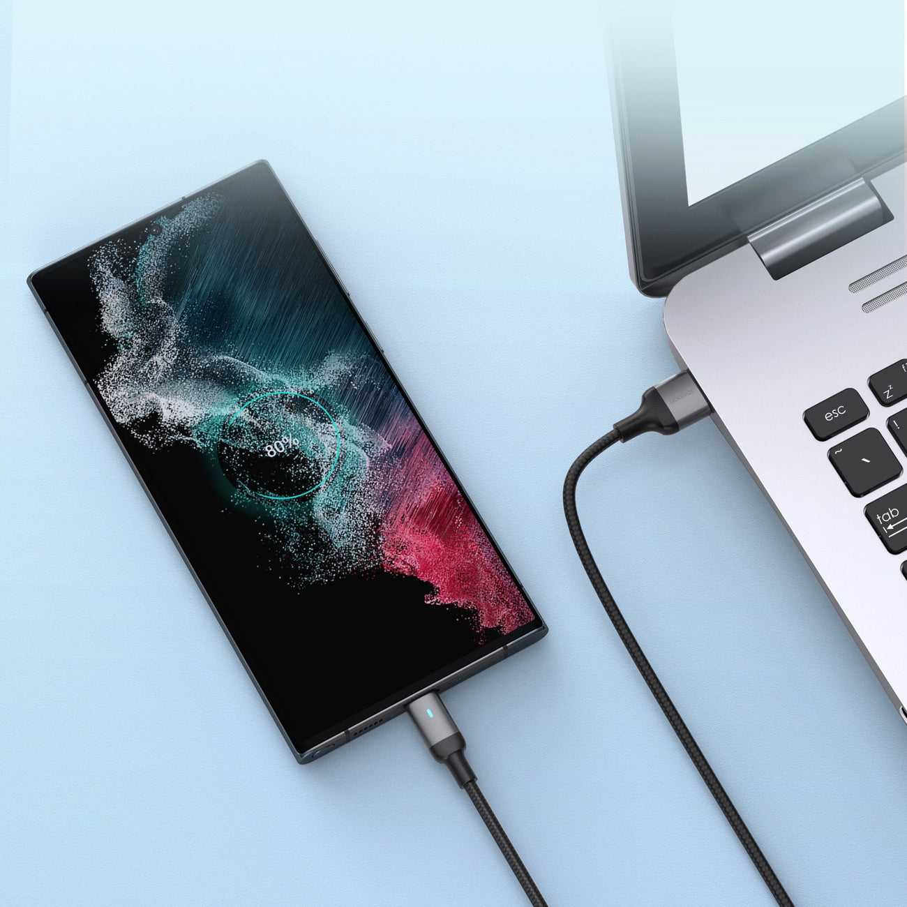 Cabo de Dados e Carregamento USB-A - USB-C Joyroom A10, 18W, 1.2m, Preto