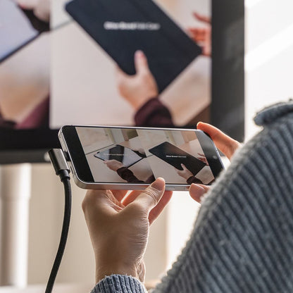 Cabo de Dados e Carregamento USB-C - USB-C Ringke 2X2 Angled, 240W, 2m, Preto