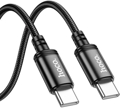 Cabo de Dados e Carregamento USB-C - USB-C HOCO X89, 60W, 2m, Preto