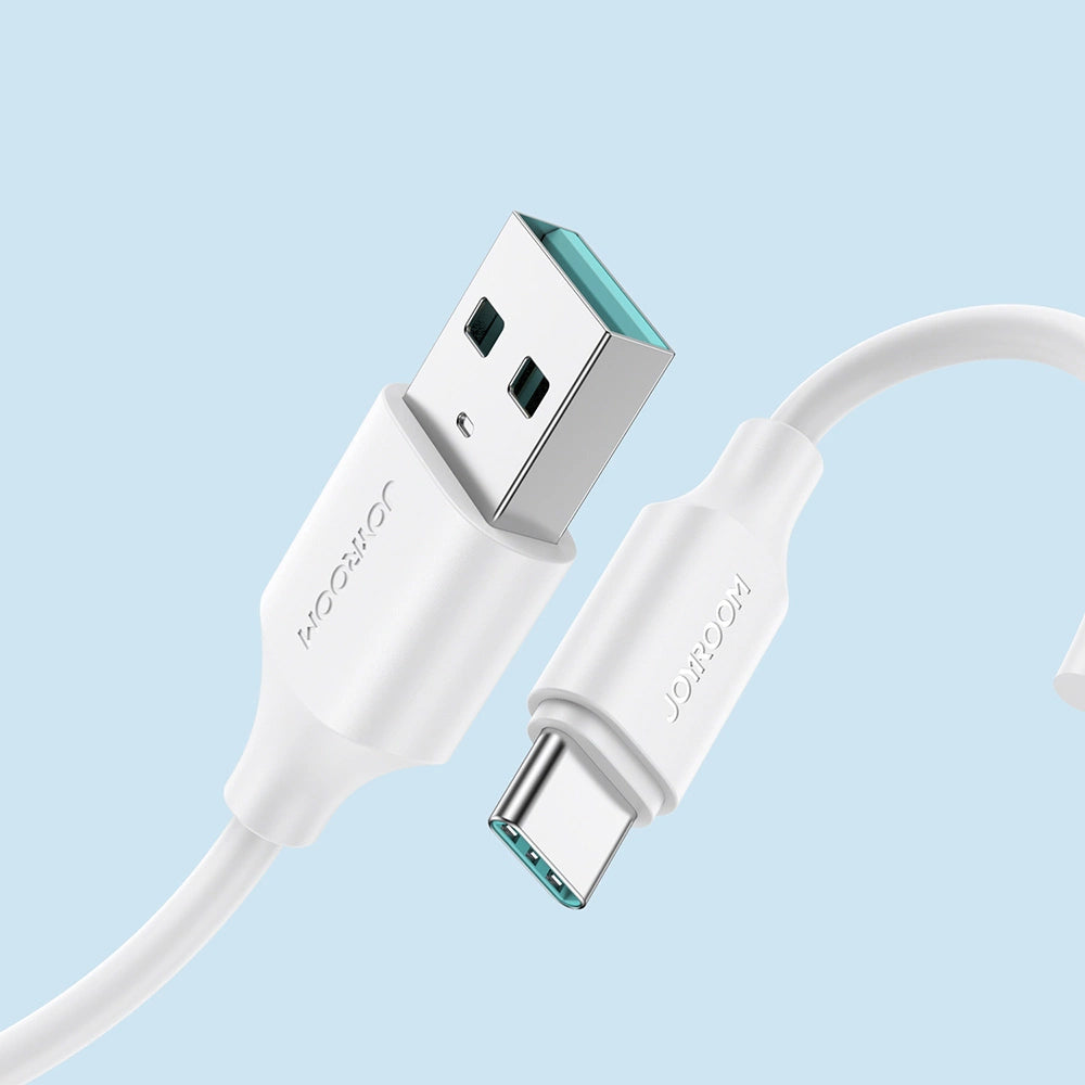 Cabo de Dados e Carregamento USB-A - USB-C Joyroom S-A9, 20W, 1m, Branco