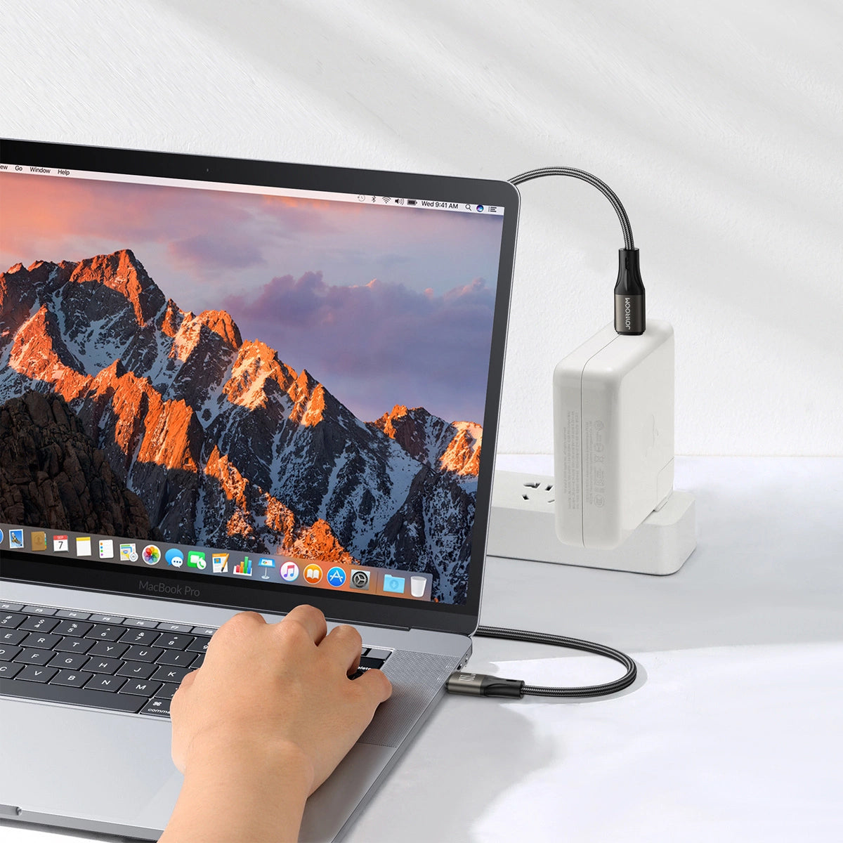 USB-C Data and Charging Cable - USB-C Joyroom S-A25 Light-Speed, 100W, 1.2m, Black
