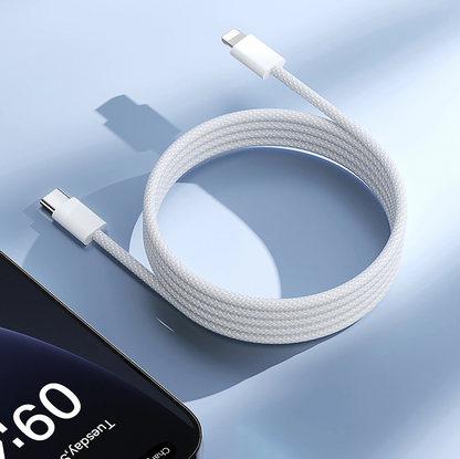 Cabo de Dados e Carregamento USB-C - Lightning Joyroom S-A45, 30W, 1m, Branco