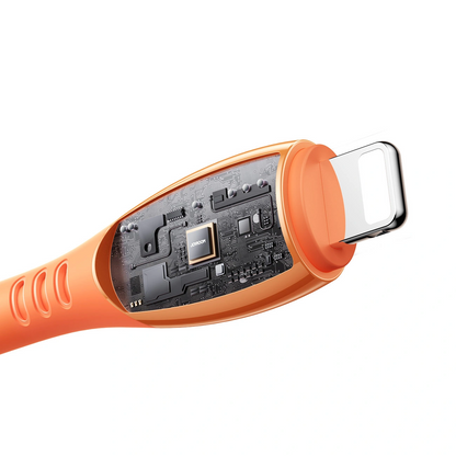USB-C to Lightning Data and Charging Cable Joyroom S-A59 Vibrant, 30W, 1.2m, Orange