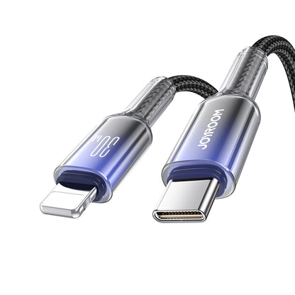 Cabo de Dados e Carregamento USB-C - Lightning Joyroom S-A42, 30W, 1,2m, Preto
