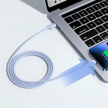 Cabo de Dados e Carregamento USB-C - Lightning Joyroom S-A14, 20W, 1,2m, Azul