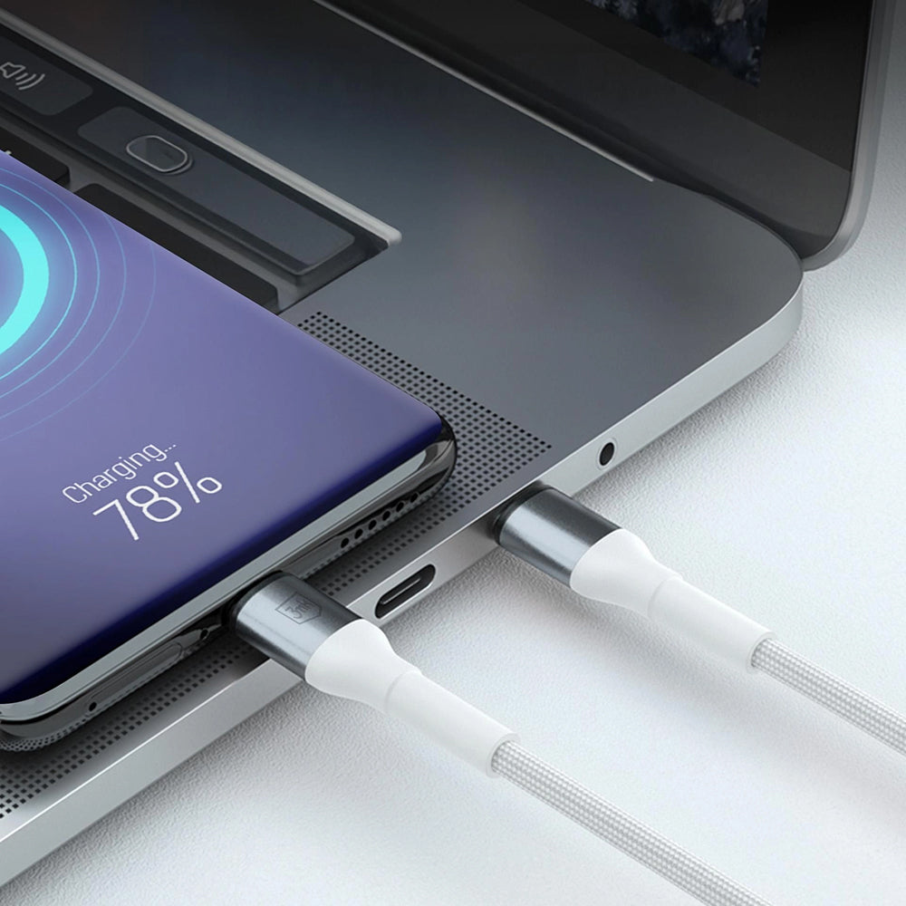 Cabo de Dados e Carregamento USB-A - Lightning 3MK Hyper N, 12W, 2m, Branco