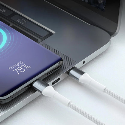 Cabo de Dados e Carregamento USB-A - Lightning 3MK Hyper N, 12W, 2m, Branco