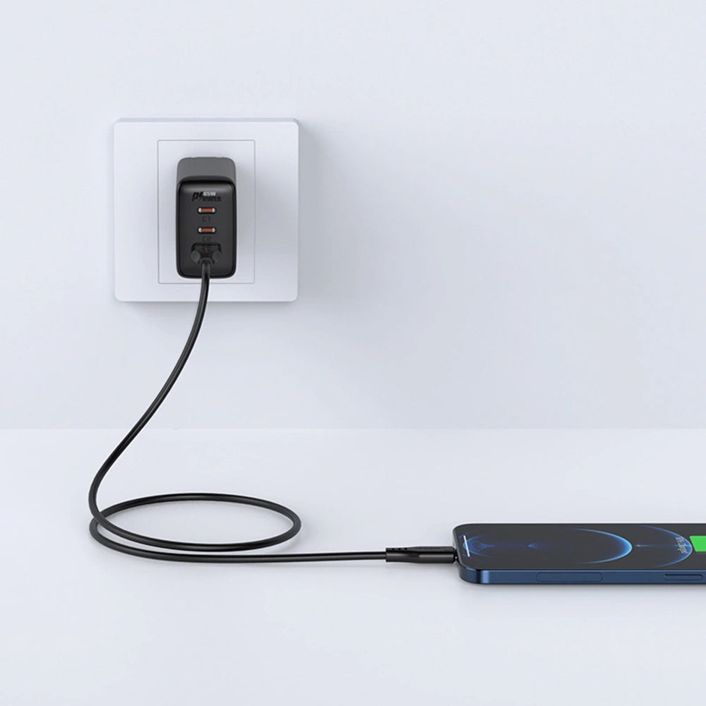 Cabo de Dados e Carregamento USB-A - Lightning Acefast C3-02, 18W, 1.2m, Branco