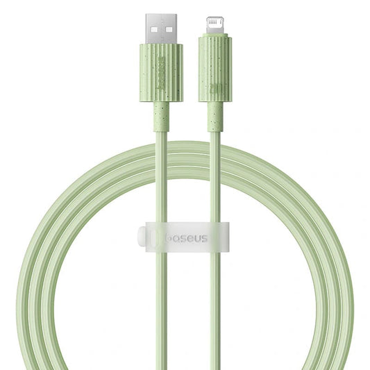 Cabo de Dados e Carregamento USB-A - Lightning Baseus Habitat, 18W, 2m, Verde P10360200631-01