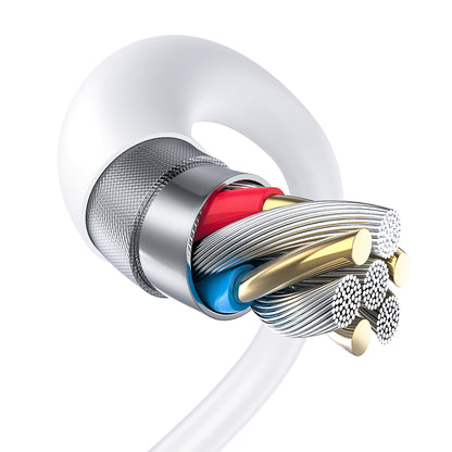 Cabo de Dados e Carregamento USB-A - Lightning Lito LD06L, 18W, 1m, Branco