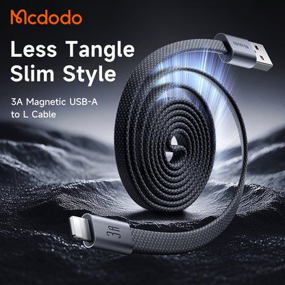 Cabo de Dados e Carregamento USB-A - Lightning McDodo CA-1160, 18W, 1m, Preto