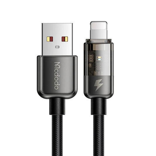 Cabo de Dados e Carregamento USB-A - Lightning McDodo CA-3140 Auto Power Off, 18W, 1.2m, Preto