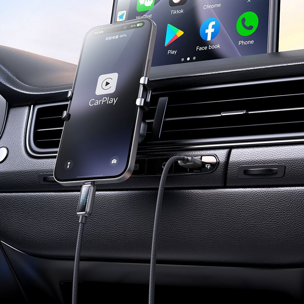 Cabo de Dados e Carregamento USB-A - Lightning McDodo CA-5250 Display, 18W, 1.2m, Preto