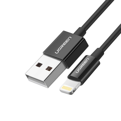 Cabo de Dados e Carregamento USB-A - Lightning UGREEN 80823, 18W, 2m, Preto