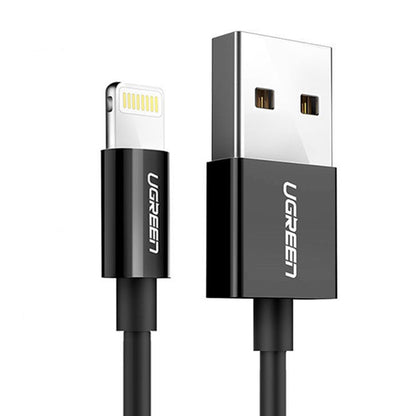 Cabo de Dados e Carregamento USB-A - Lightning UGREEN 80823, 18W, 2m, Preto