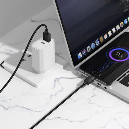 Cabo de Dados e Carregamento USB-A - microUSB Borofone BX120 Placer, 18W, 1m, Preto