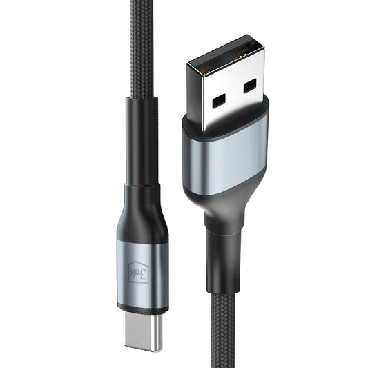 Cabo de Dados e Carregamento USB-A - USB-C 3MK Hyper N 18, 18W, 1m, Preto