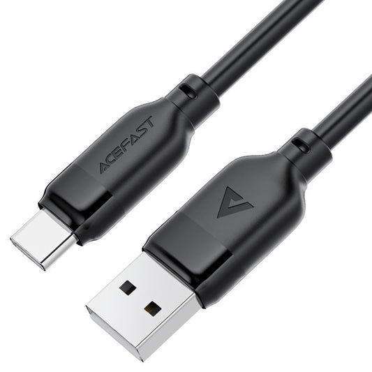 Cabo de Dados e Carregamento USB-A - USB-C Acefast C16-04, 18W, 1.2m, Preto