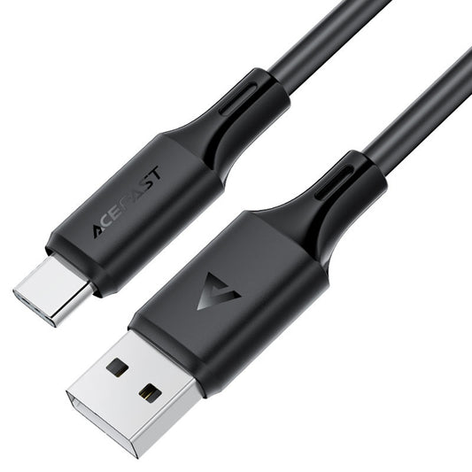 Cabo de Dados e Carregamento USB-A - USB-C Acefast C17-04, 18W, 1.2m, Preto