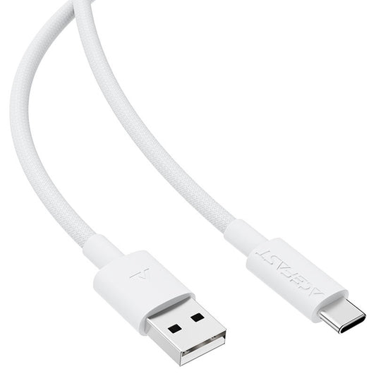 Cabo de Dados e Carregamento USB-A - USB-C Acefast C18-04, 18W, 1.2m, Branco