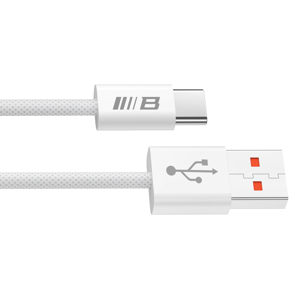 Cabo de Dados e Carregamento USB-A - USB-C Blueo, 18W, 1.5m, Branco
