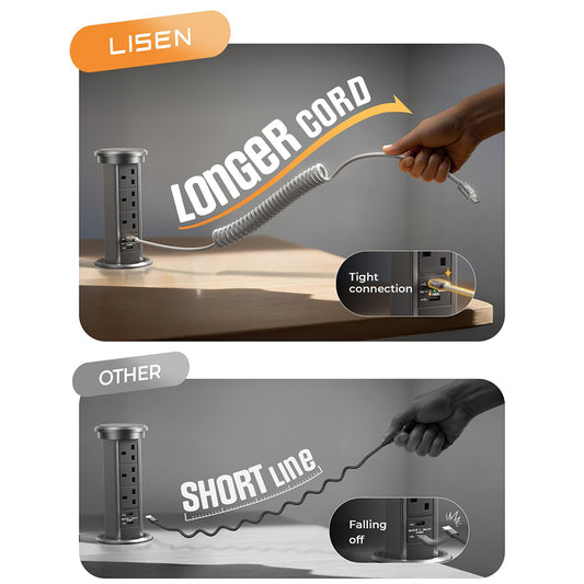 Cabo de Dados e Carregamento USB-A - USB-C Lisen L114, 15W, 1m, Cinzento YL0125030001