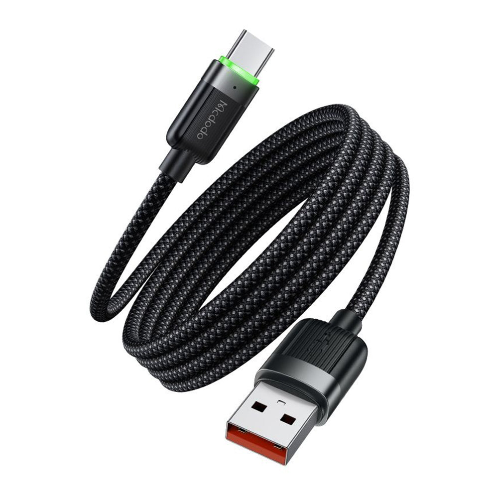 Cabo de Dados e Carregamento USB-A - USB-C McDodo CA-5650 Self Winding, 66W, 1.2m, Preto