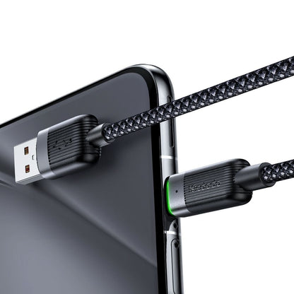 Cabo de Dados e Carregamento USB-A - USB-C McDodo CA-5650 Self Winding, 66W, 1.2m, Preto