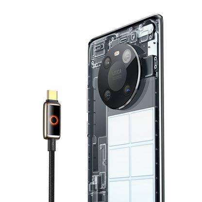 Cabo de Dados e Carregamento USB-A - USB-C McDodo CA-6650 Auto Power Off, 100W, 1.2m, Preto