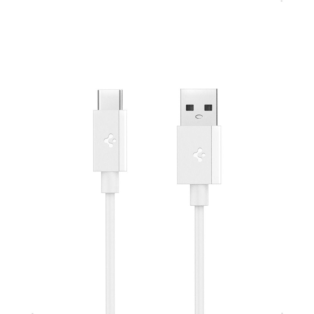 USB-A to USB-C Spigen Essential Data and Charging Cable, 60W, 2m, White