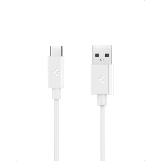 Cabo de Dados e Carregamento USB-A - USB-C Spigen Essential, 60W, 2m, Branco