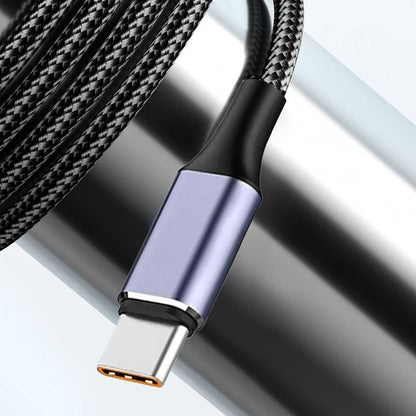 Cabo de Dados e Carregamento USB-A - USB-C Techsuit PCB018, 100W, 1m, Preto