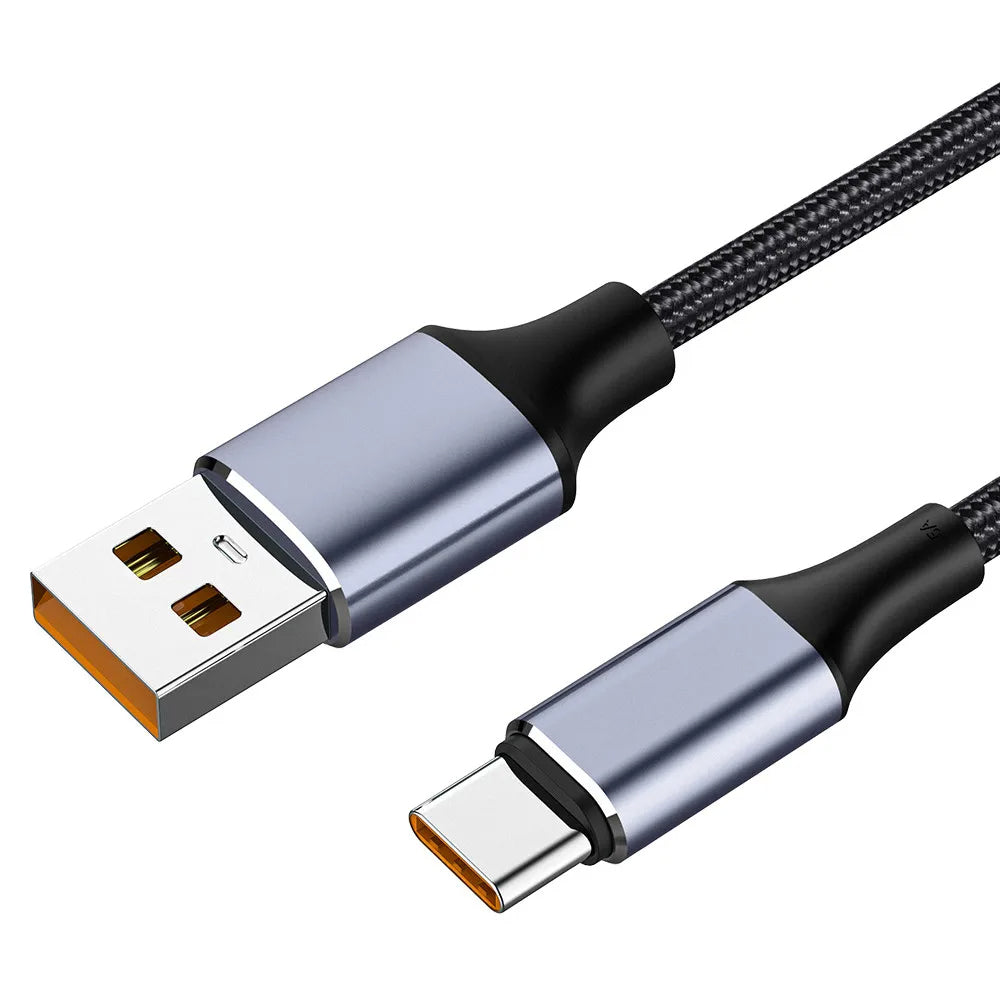Cabo de Dados e Carregamento USB-A - USB-C Techsuit PCB018, 100W, 1m, Preto