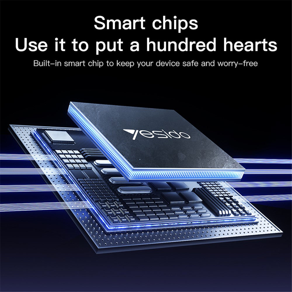 Cabo de Dados e Carregamento USB-A - USB-C Yesido CA129C, 18W, 1.2m, Preto