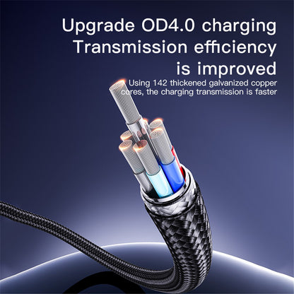 Cabo de Dados e Carregamento USB-A - USB-C Yesido CA129C, 18W, 1.2m, Preto