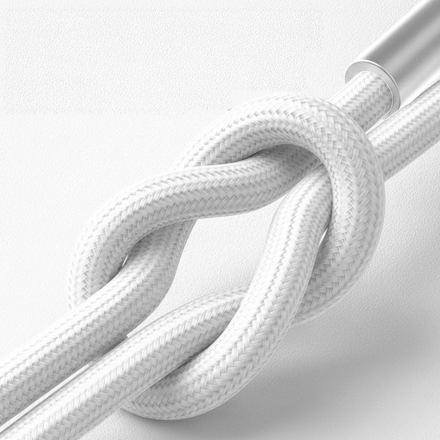 Cabo de Dados e Carregamento USB-C - Lightning 3MK Hyper N, 27W, 1m, Branco