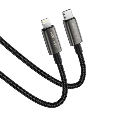 Cabo de Dados e Carregamento USB-C - Lightning Acefast C23-01, 30W, 1.2m, Preto