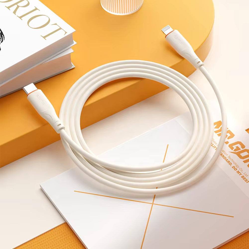 Cabo de Dados e Carregamento USB-C - Lightning Blueo Ape Legend, 20W, 1.5m, Laranja