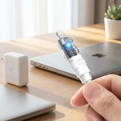 Cabo de Dados e Carregamento USB-C - Lightning Lito LD05, 27W, 1m, Branco