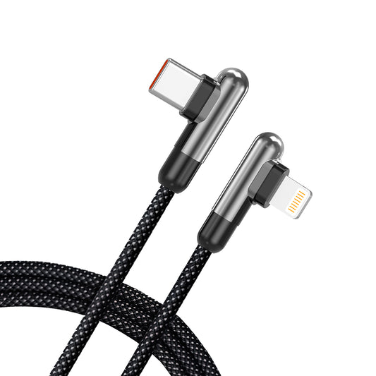 Cabo de Dados e Carregamento USB-C - Lightning Lito LD13CL, 30W, 1m, Preto